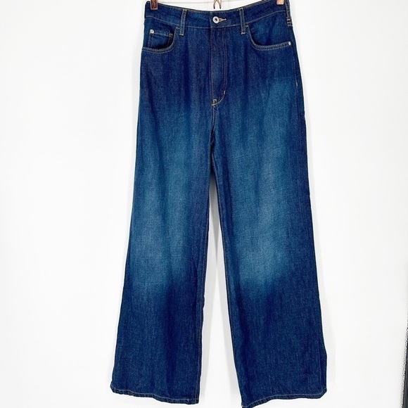 Pilcro and the Letterpress The Annie Wide-Leg Jeans Pants - Picture 2 of 11